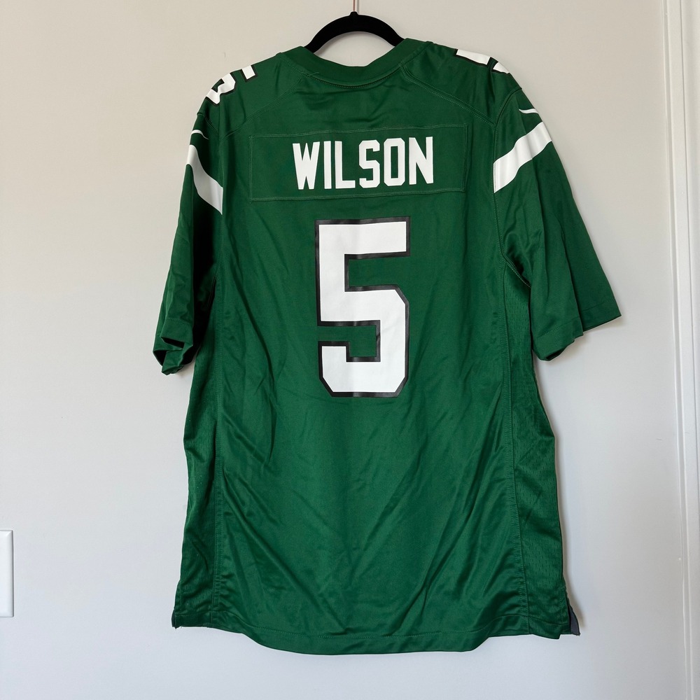 New York Jets Nike NFL Jersey‎ Garrett Wilson 5 Size Large